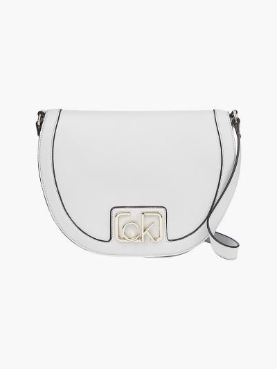 Calvin Klein Táskák & Kiegészítők HU052111 | Calvin Klein Bőr Női Crossbody Táska Fehér